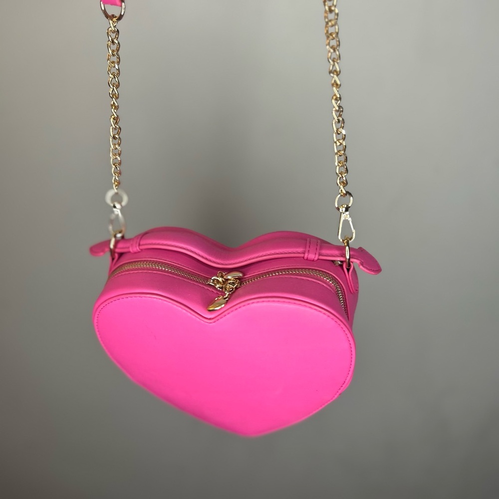 Pink Heart crossbody bag